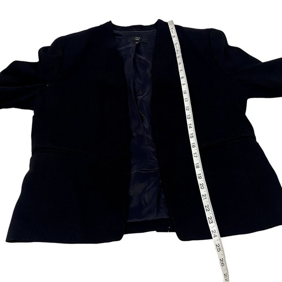 J. Crew 365 Going Out Blazer In Stretch Twill Black Size 14 - Picture 9 of 10